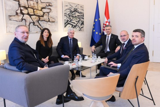 Замјеник предсједавајућег Дома народа ПСБиХ др Драган Човић разговарао у Загребу с предсједником Владе Републике Хрватске 